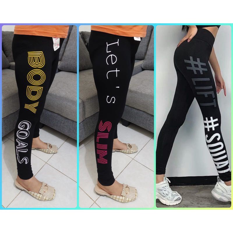 legging sablon import / legging import murah/ legging wanita santai/legging wanita olahraga
