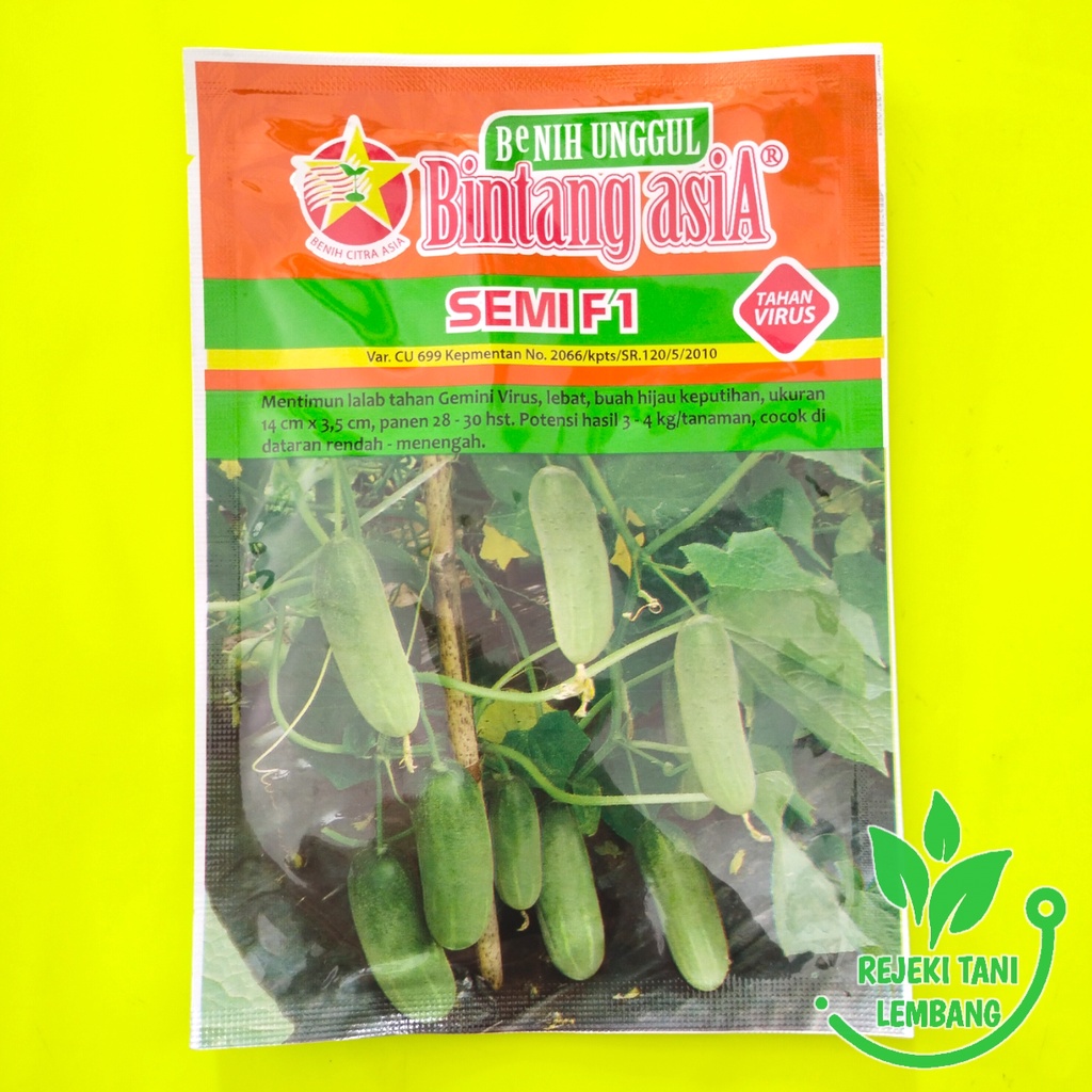 BENIH MENTIMUN SEMI F1 ISI 20 GR//BENIH MENTIMUN F1