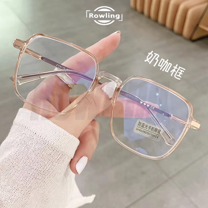 Rowling (ka-291) Frame Kacamata Retro Terbaru Kotak Wanita Pria Import anti Radiasi Blue Light Kacamata Fashion