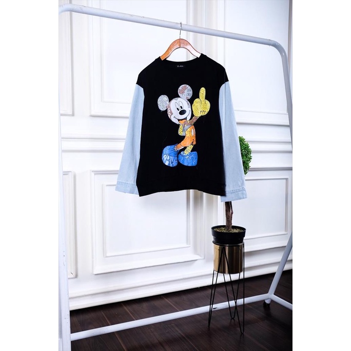 SWEATER LENGAN PANJANG MICKEY BAHAN PREMIUM BANGKOK BKK,2761.SWTR