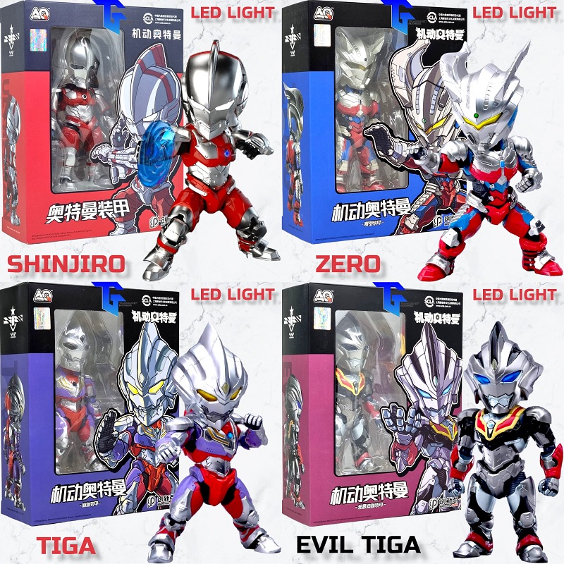 Innovation Point - IPToys Action Q - UltraMan Suit Shinjiro Hayata - Zero Armor - Tiga Armor - Evil 