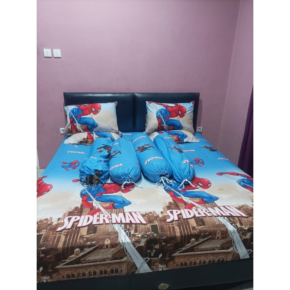 Sprei Esra Bahan Katun Lokal dengan Bed Cover BedCover