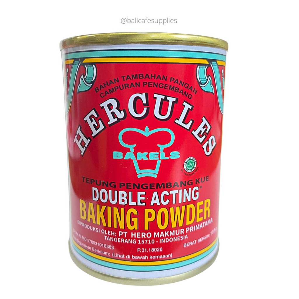 

Hercules Baking Powder 110 gr Tepung Pengembang Kue