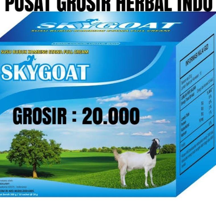 

Terbaru 9.9 Susu Kambing Etawa SKYGOAT Full cream Asli original 