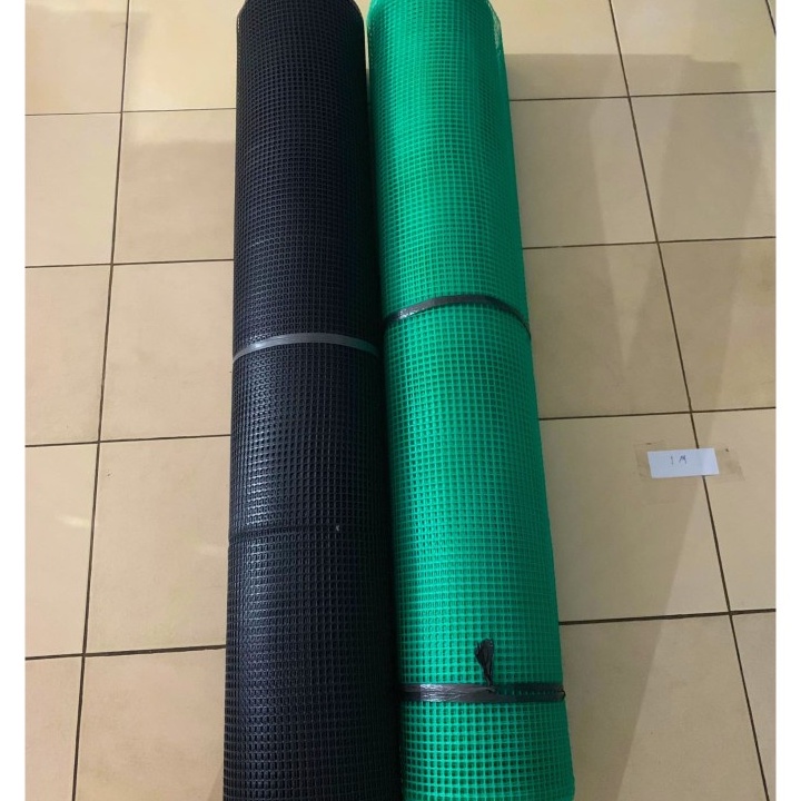 RTS Kawat Jaring Plastik HDPE Kotak - Hitam Hijau READY