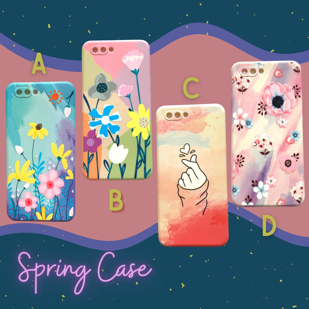 Spring Korean Flower Case Vivo Y12s Y20 Y20s Silikon Casing Karakter