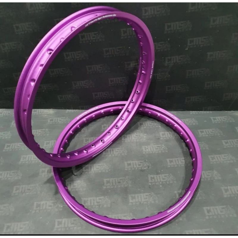 Velg veleg pelek lingkar aloy alloy titan titans ungu kulit jeruk 18 160