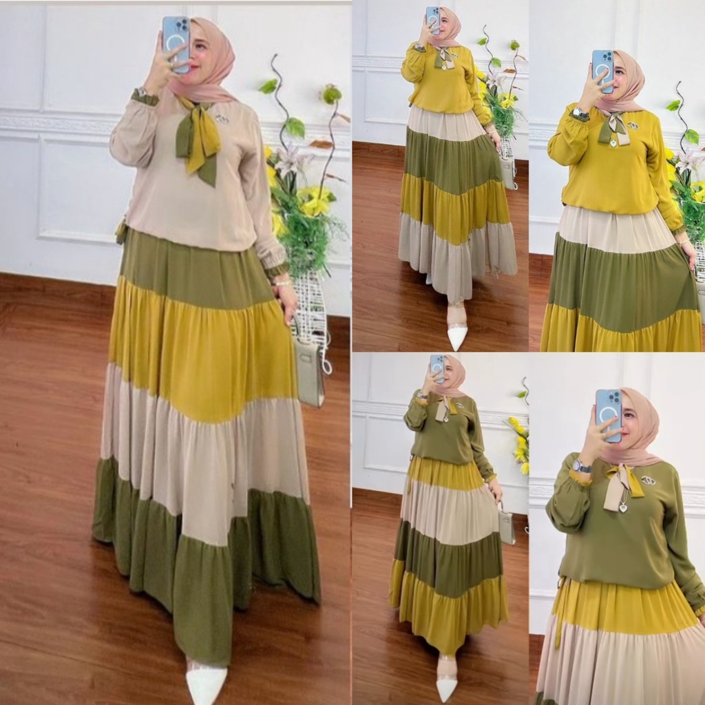 Raruna gamis ceruty wanita muslimah/ gamis ceruty babydoll / gamis ceruty polos / gamis ceruty jumbo / dress muslimah ceruty / dress muslimah ceruty polos / gamis casual / gamis casual terbaru / gamis casual kekinian /gamis casual terbaru 2022 casual