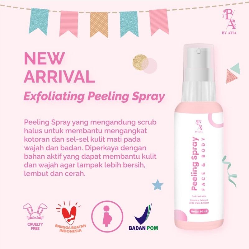 Peeling Spray Body & Face / Exfoliating Peeling / Peeling Scrub