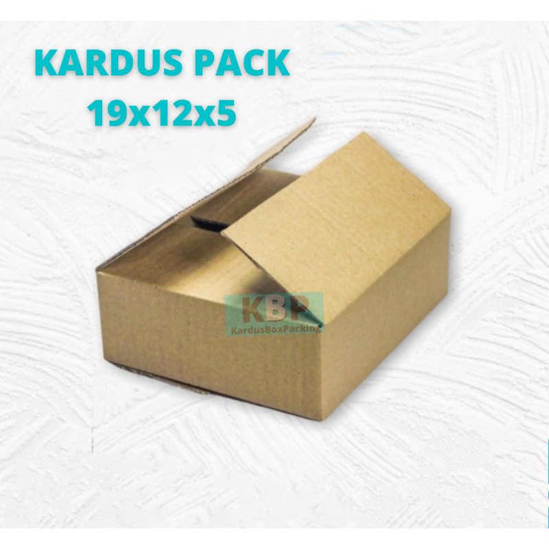 

KARDUS POLOS Uk. 19x12x5 CM KEMASAN KARTON