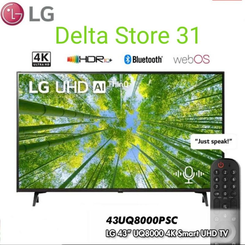 LG 43UQ8000PSC LED 43 Inch UHD 4K Smart TV 43UQ8000