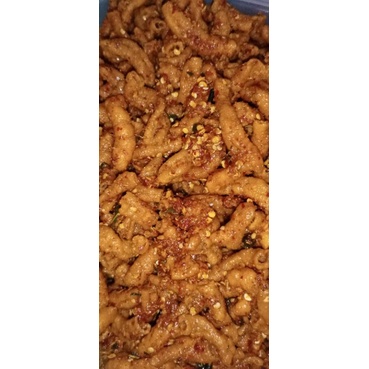 

usus crispy pedas daun jeruk 500gram