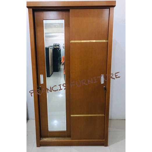 LEMARI PAKAIN MINIMALIS SLIDING LEMARI PAKAIAN SLIDING 2 PINTU