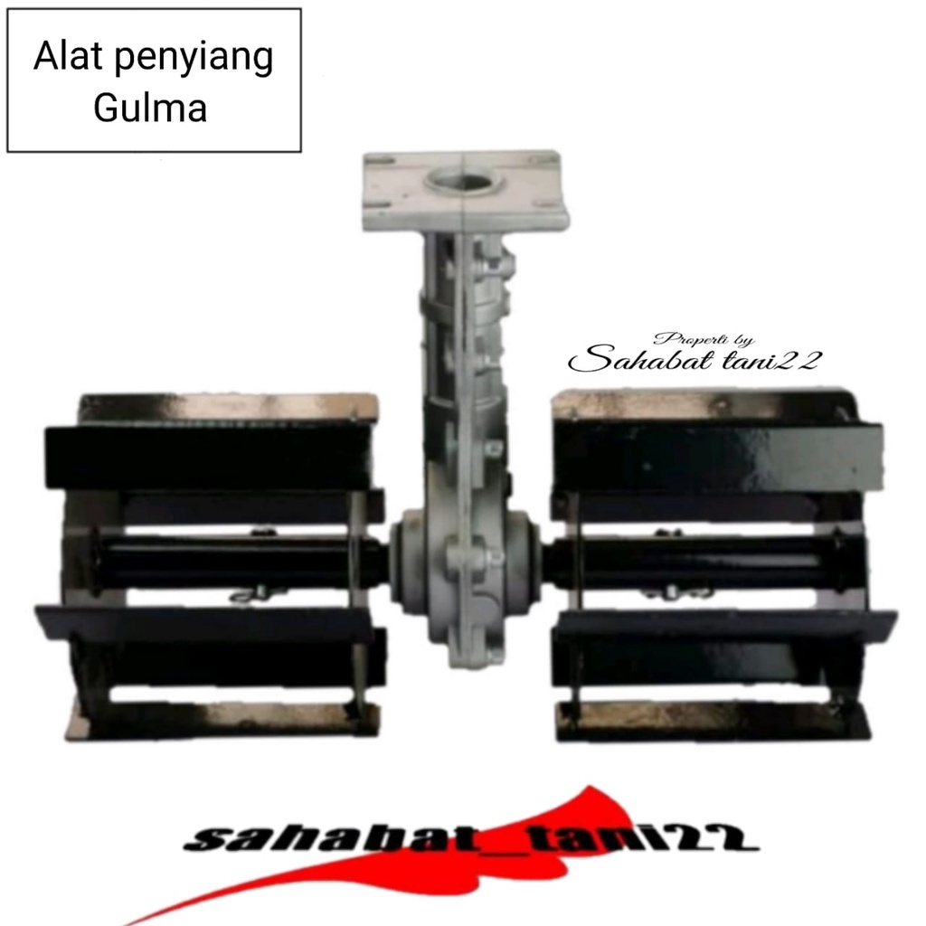 Alat Penggembur Tanah Mini Tiller Wedder Head Mesin Potong Rumput Tebeng Padi Alat Penyiang Gulma