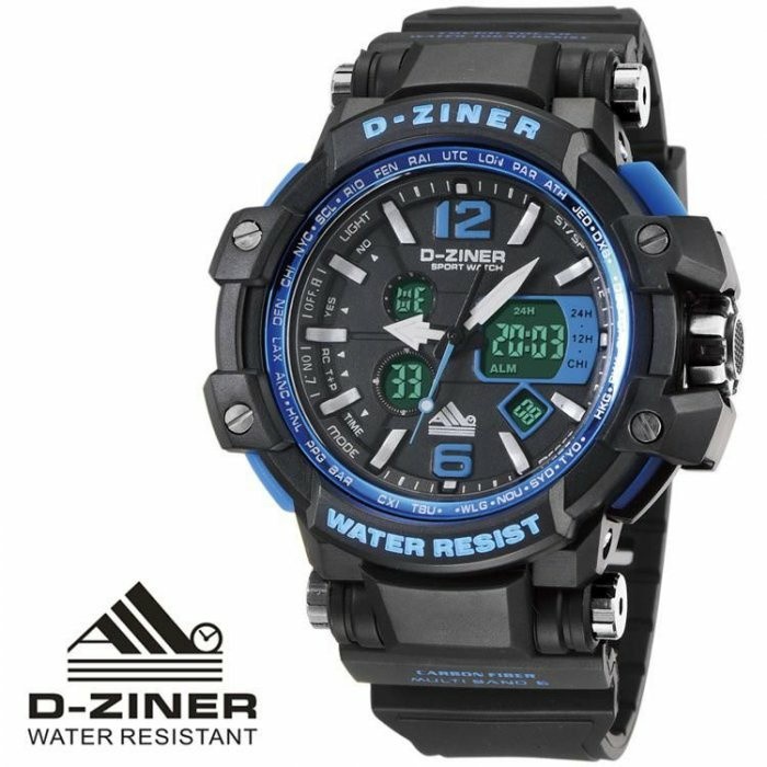 JAM TANGAN PRIA DZINER 8090 D-ZINER 8090 ORIGINAL ANTI AIR