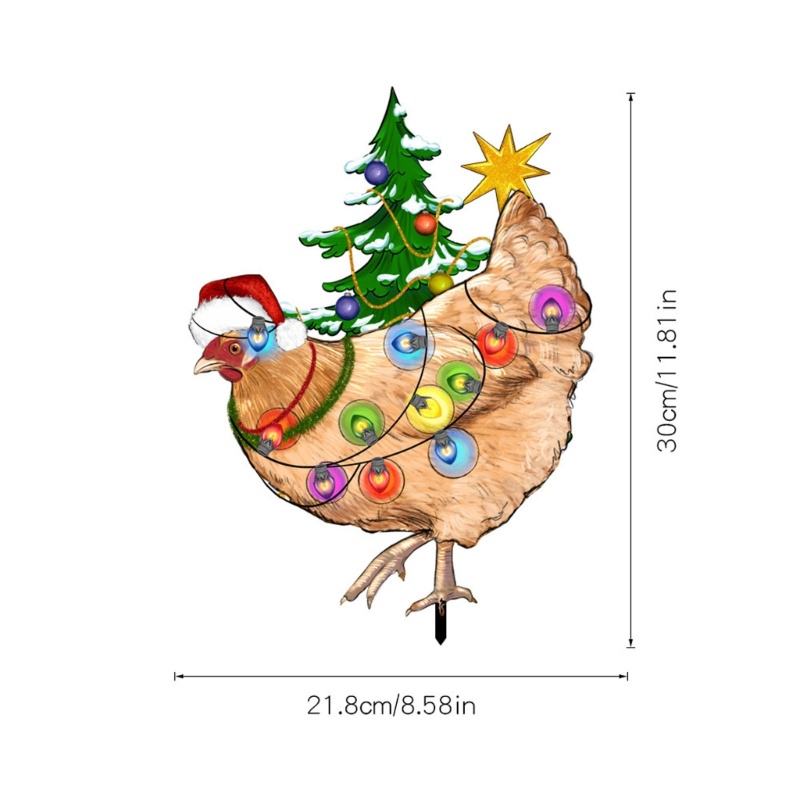 Zzz Hiasan Gantung Bentuk Bohlam Tema Natal Untuk Dekorasi Outdoor / Taman / Teras