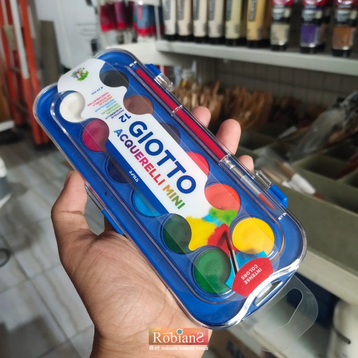 

Segera Miliki Cat Air Padat - Giotto Acquerelli Mini 12 Warna Uk. 23 Mm Trendi