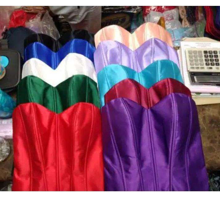 Quality Control✅BUSTIER SATIN JUMBO TULANG 8/DALEMAN KEBAYA/LONGTORSO SATIN|KD7