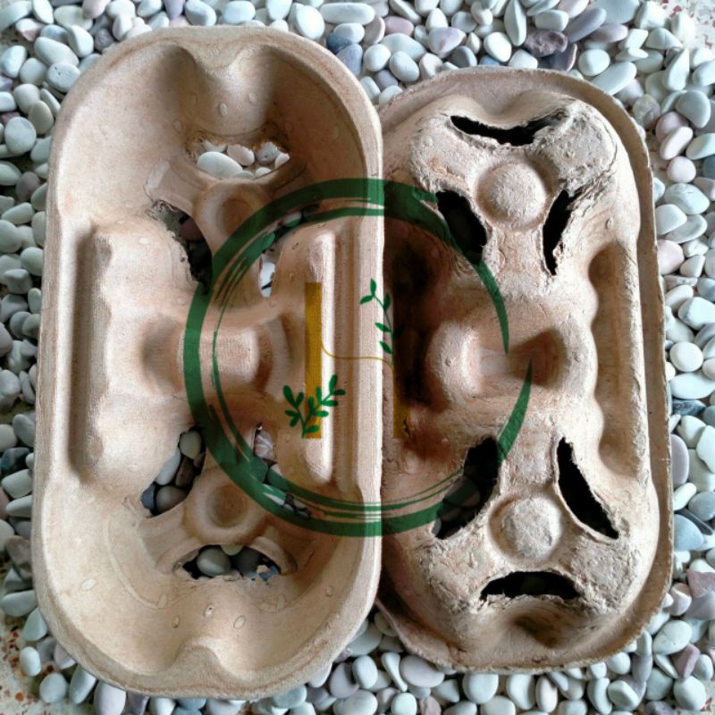 2 Cup Drink Tray Carrier Paper / Tatakan Nampan Minuman Gelas Kertas