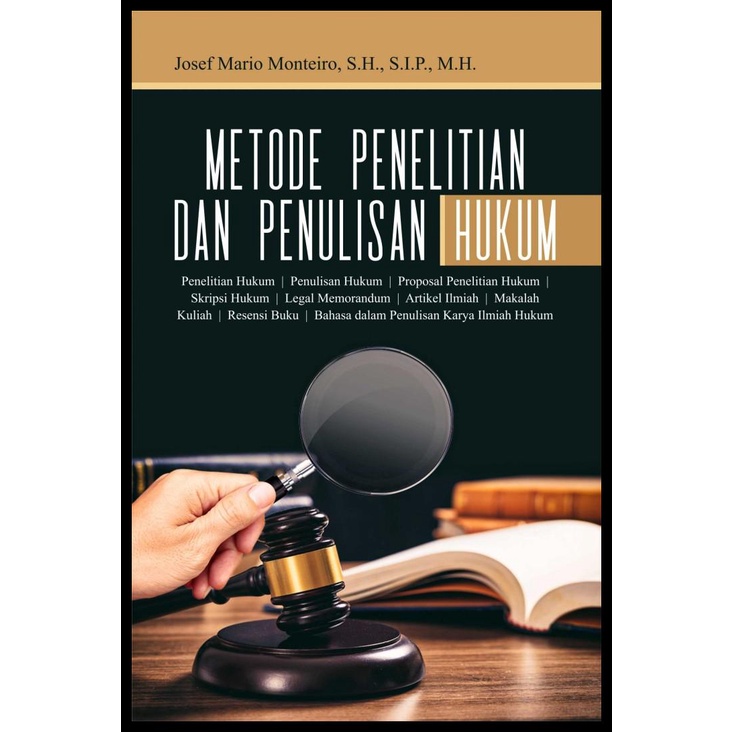 

DISKON TERBATAS !!! BUKU METODE PENELITIAN DAN PENULISAN HUKUM TERLARIS