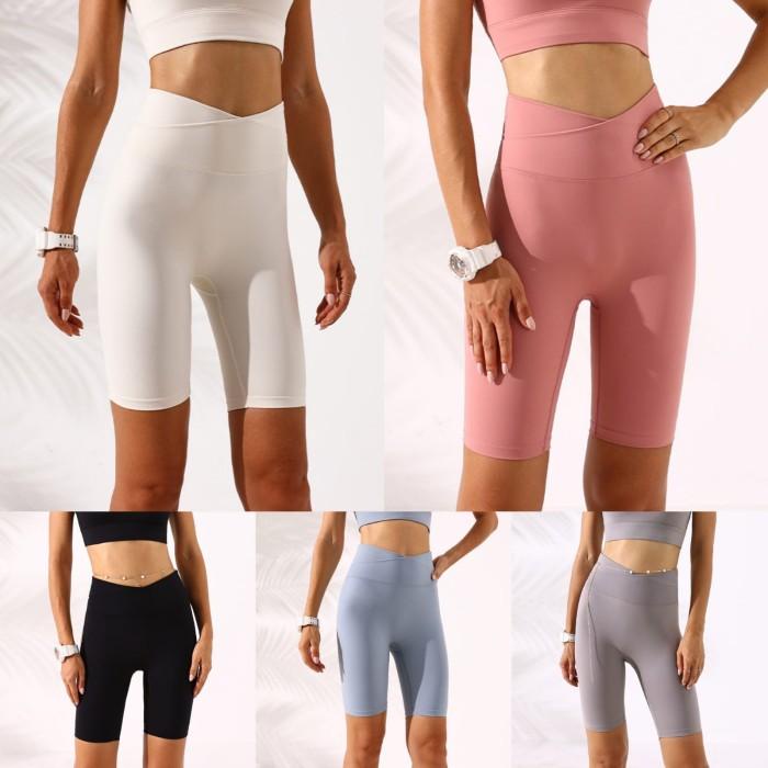 Legging Short Pant Senam Yoga Workout Running / Celana Pendek Olahraga Wanita