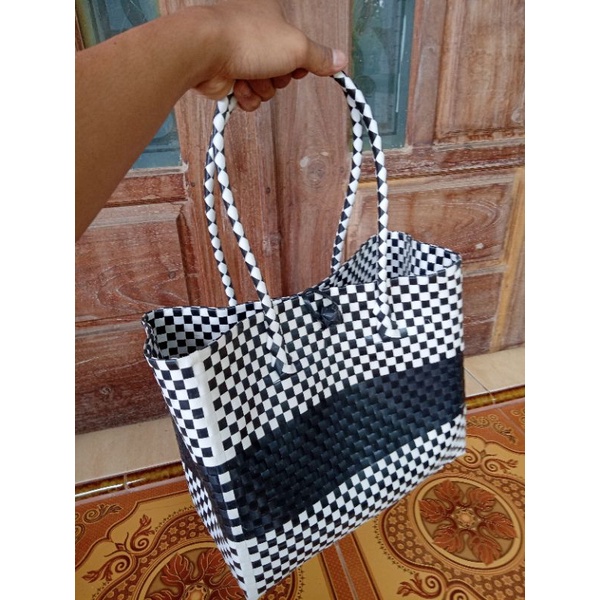 Tas Anyaman Plastik/ hampers murah