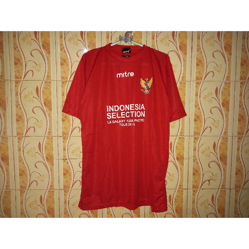 JERSEY ORIGINAL TIMNAS INDONESIA SELECTION HOME EDISI VS LA GALAXY