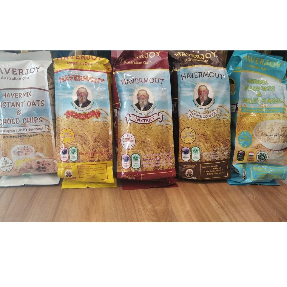 

✨Promo✨ Hari Ini Haverjoy Rolled Instan Oat 1000 gram Havermix Havermut !!!