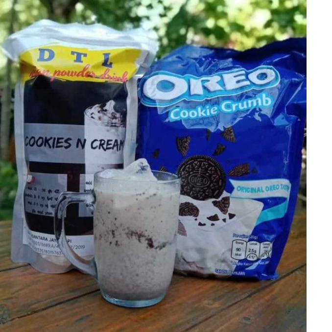 

✨MEN SALE✨ Powder Drink Bubuk minuman DTL Variant Cookies and Cream grosir