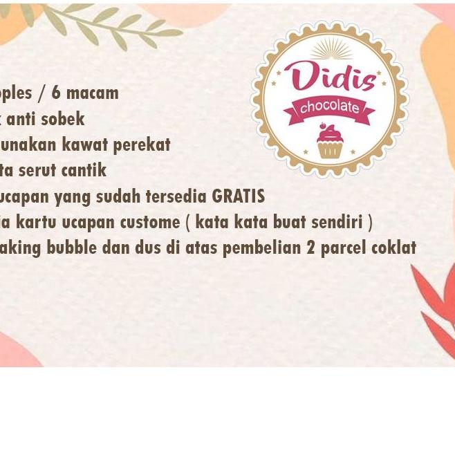 

COD✔️PARCEL COKLAT 6 SUSUN || PARCEL COKLAT MURAH || PARCEL COKLAT LEBARAN ||PARCEL COKLAT|KD5