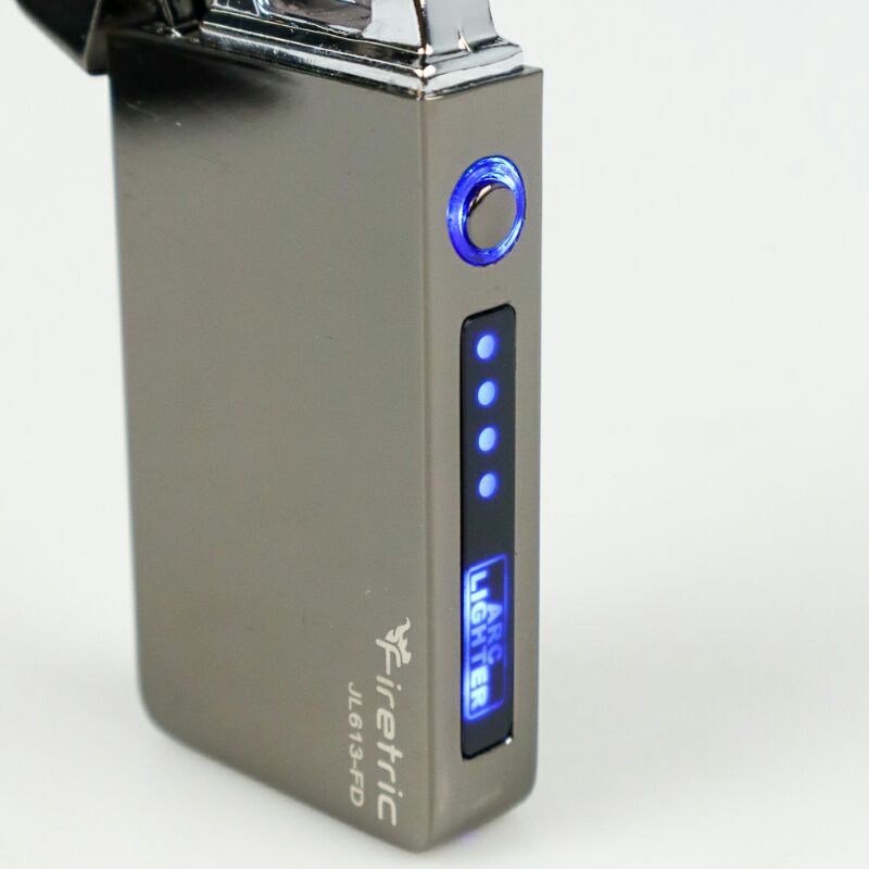 Korek Api Elektrik Pulse Plasma Cross Double Arc Lighter Firetric Jl61-fd Black