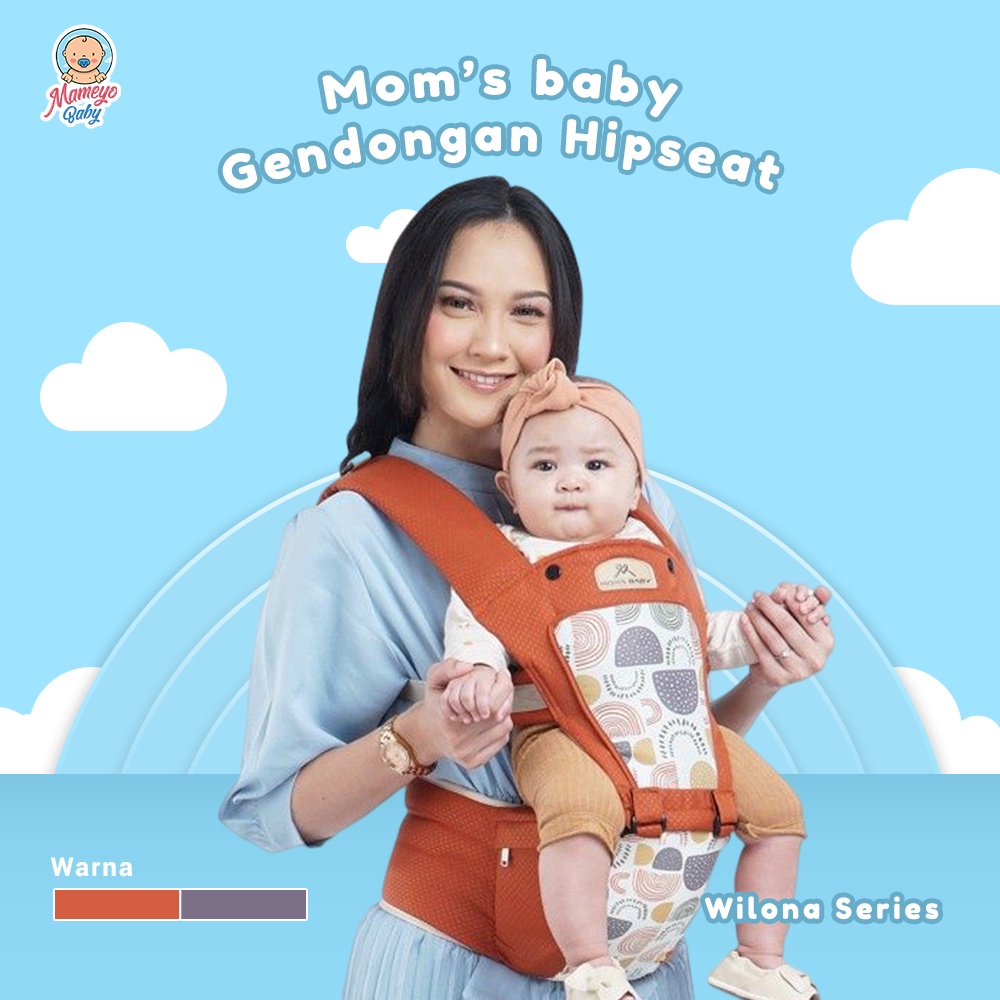 Gendongan Hipseat 7 IN 1 Moms Baby Wilona Series MBG2031