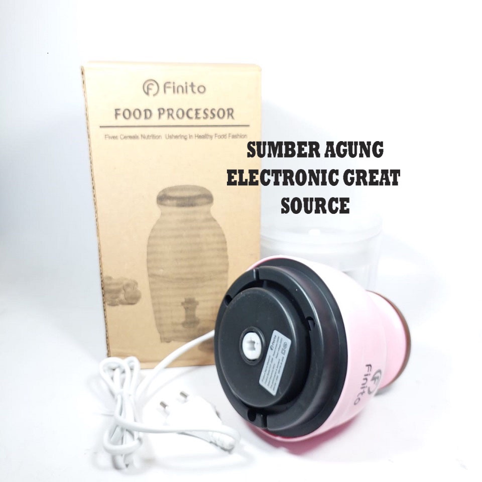 Finito Food Processor JY500 Chopper Daging Sayur Bawang Saos Cabe Buah