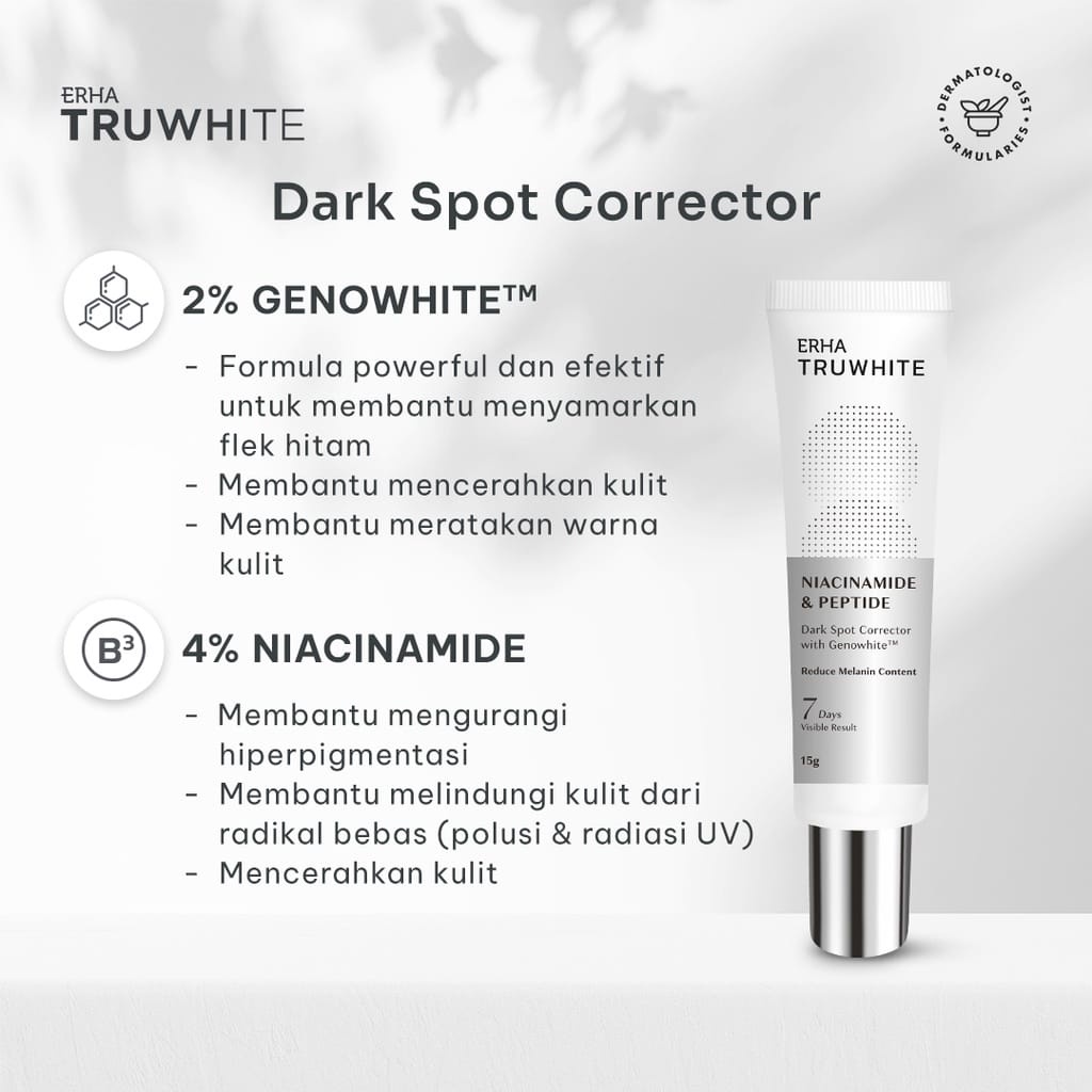 ERHA Truwhite Niacinamide &amp; Peptide Dark Spot Corrector 15g