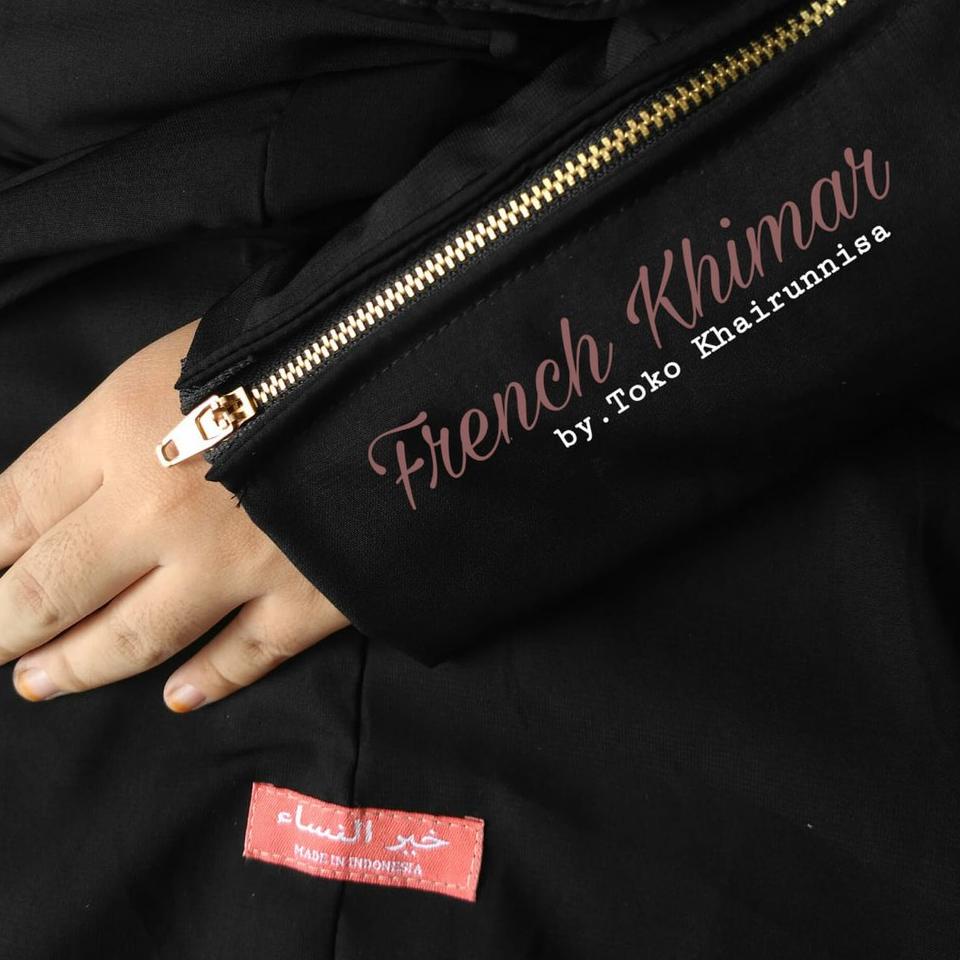 MLT.22Oc22e ◦ FRENCH KHIMAR LENGAN ZIPPER