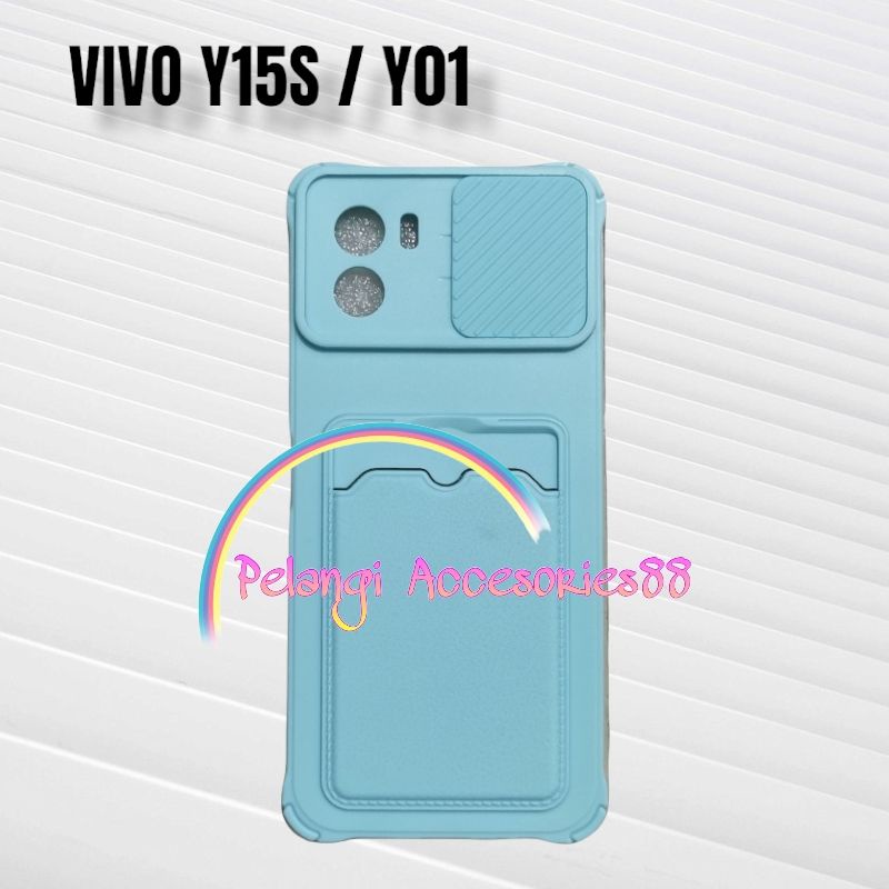 CASE VIVO Y15S / Y01 / Y01A SOFTCASE SLEDING WARNA WARNI