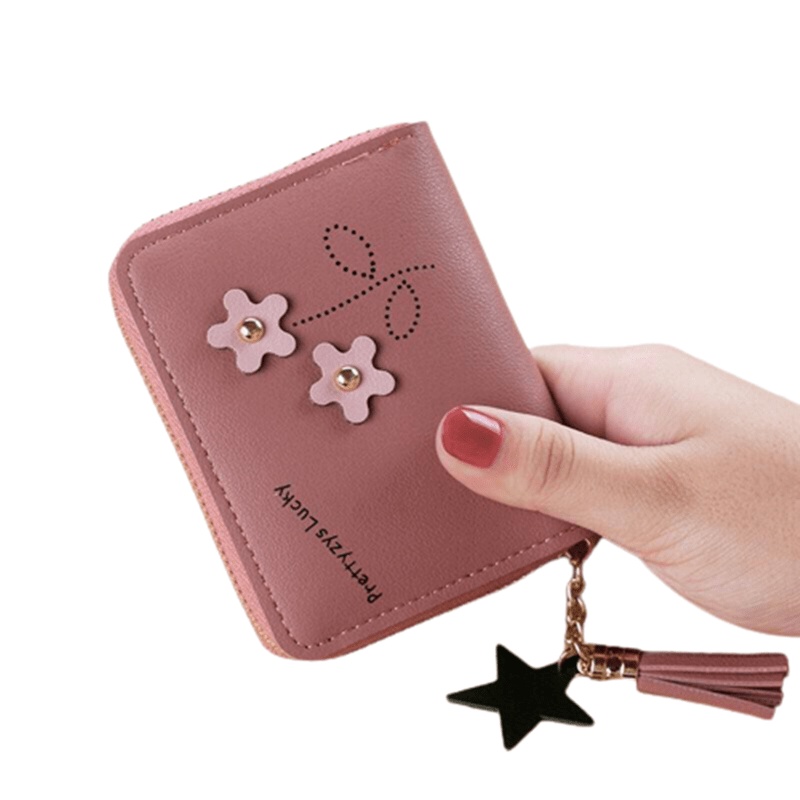 (COD) DOMPET WANITA  KOREAN FASHION TRENDY FASHION WALLET MALL SHOPPING