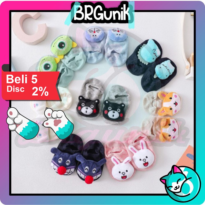 BRGUNIK Kaos Kaki Bayi Karakter / KaosKaki Bayi Anti Selip/ Kaos Kaki Bayi Korea R306