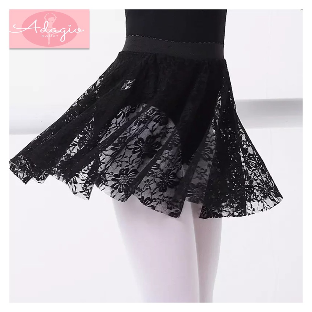 ROK RENDA BALET ANAK - WRAPSKIRT SOFT LACE KIDS BALLET GYM DANCE