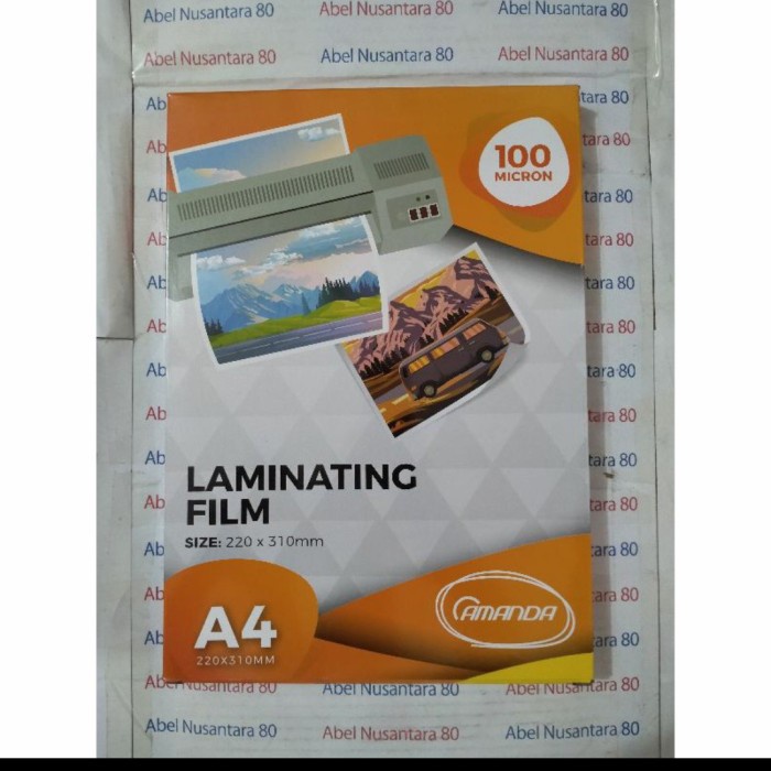 

Exclusive Plastik Laminating A4 Amanda Isi 100Pcs