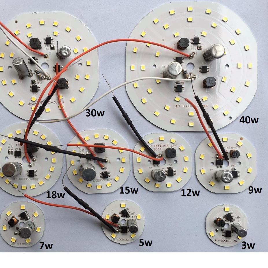 [❤[⚡PECIAL PRICE ]❤]PCB Mata Lampu LED 12w KW1 Tanpa Driver - DOB LED AC 12 Watt Langsung 220V (ACR)