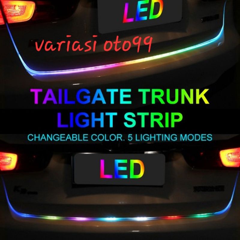 Lampu Strip DRL RGB 12V Tail LED  Lampu Bagasi Pintu Belakang Mobil STOP SEIN SIGNAL