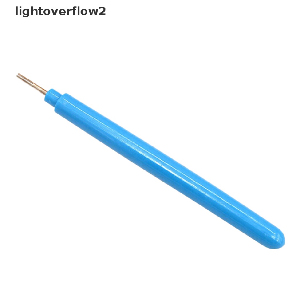 (lightoverflow2) 10pcs / Set Alat Penggulung Kertas Quilling Bahan Plastik Aneka Warna Untuk Kerajinan DIY