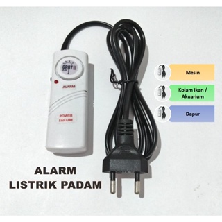 Power Failure Alarm Sensor Alarm Mati Listrik PLN Padam baterai AAA