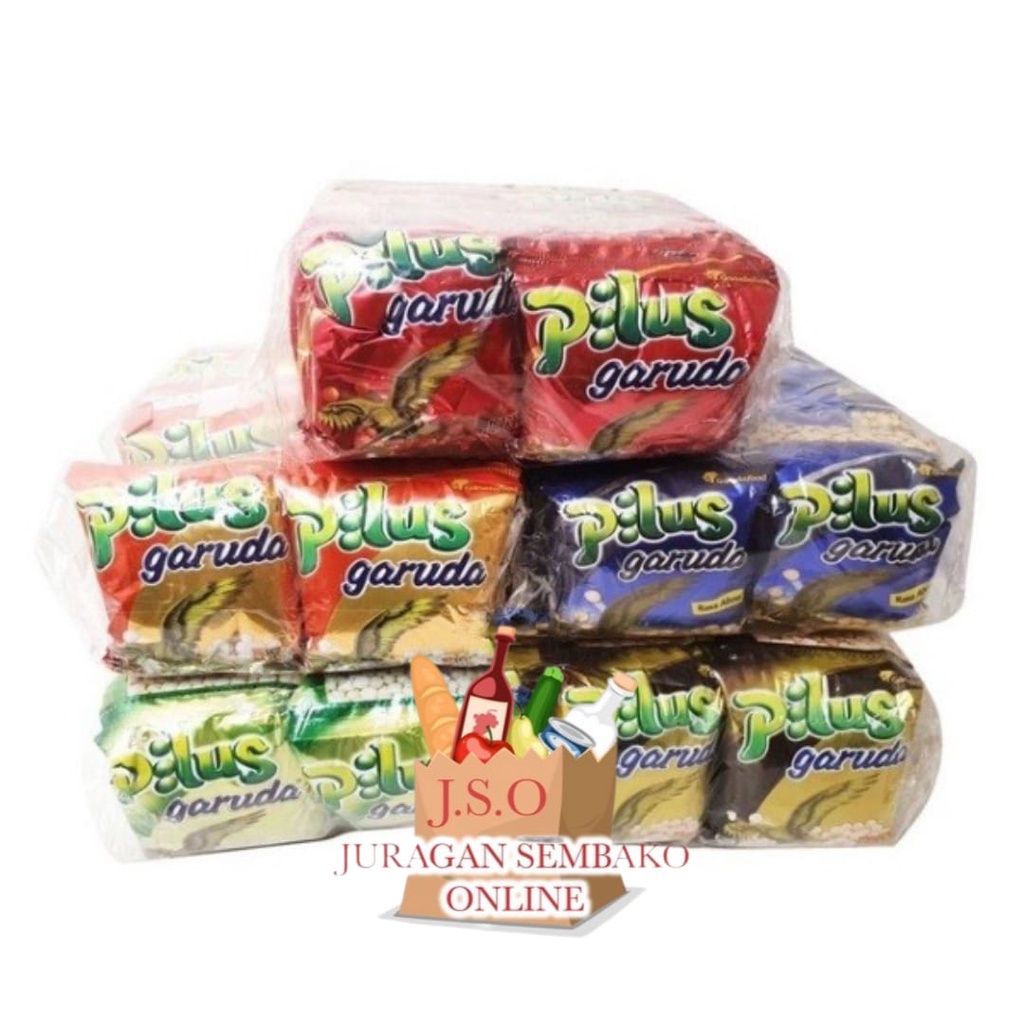 

( JSO ) Kacang Pilus Garuda Renceng 10 bks x 7gr original pedas abon rumput laut sapi panggang all varian rasa snack cemilan anak murah