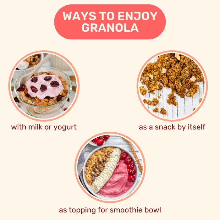 GRANOVA Granola 100g - Sereal Sarapan Sehat - Honey Almond / Chocolate Cranberry / Banana Nut / Berry White