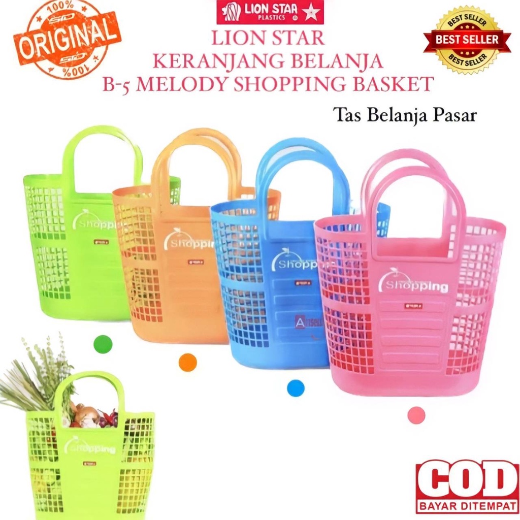 Jual Bisa Cod Promo Lion Star B 5 Melody Keranjang Belanja Shopping Basket Keranjang 1227