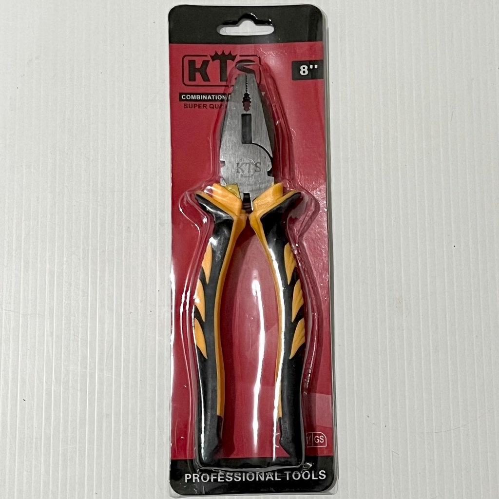 [12PCS] Tang Kombinasi GG Karet Combination Plier KTS 8 Inch