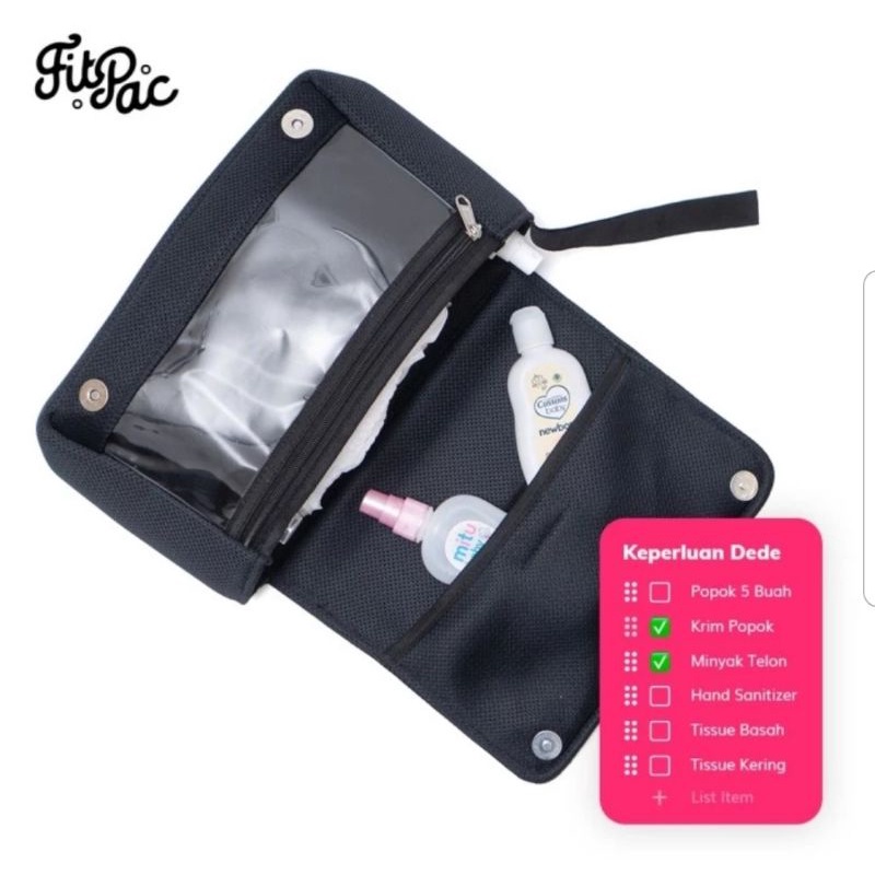 Fitpac Diaper Pouch Kecil / Tas Perlengkapan Bayi