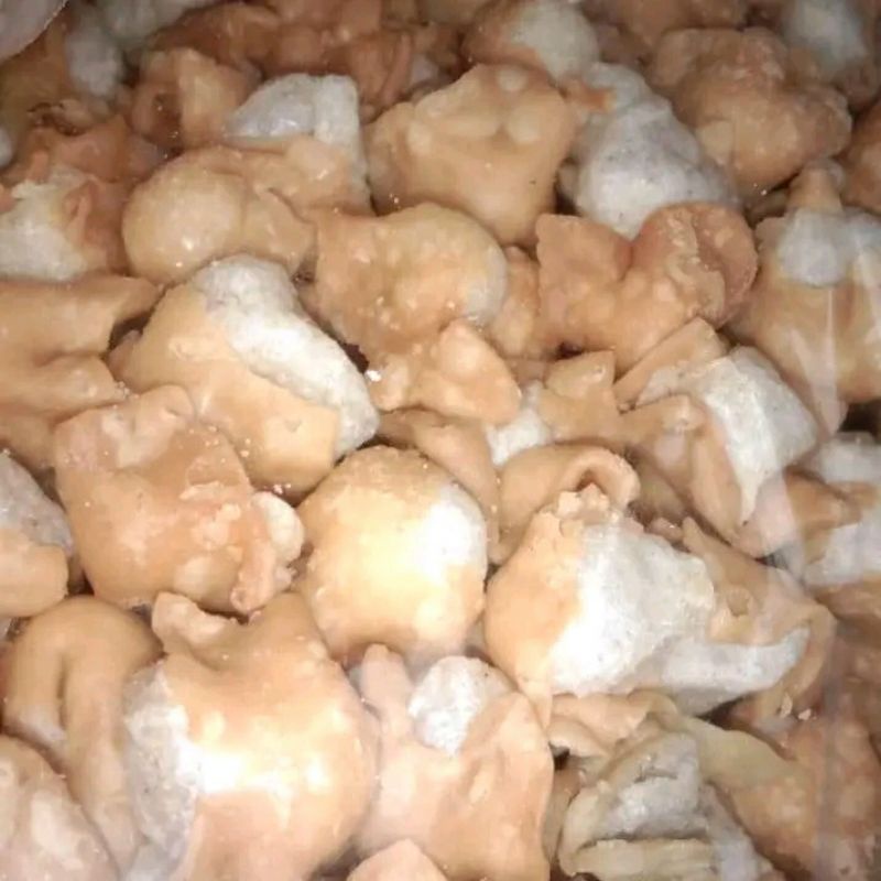 

Siomay mini extra pedas daun jeruk renyah gurih